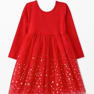 Hanna Andersson Red Holiday Girls Dress